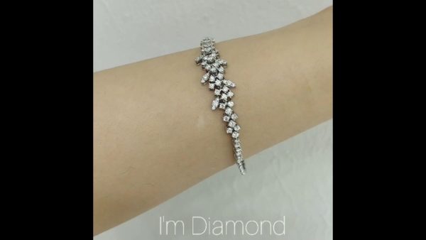 Outlet Diamond 1,48 Ct F-G Color Fantasy Bracelet