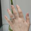 0.17 Ct F-G Color Diamond Five Stone Ring - Image 2