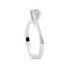0.12 Ct D Color Diamond Solitaire Ring - Image 2