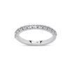 0.15 Ct F-G Color Diamond Half Band Eternity Wedding Ring