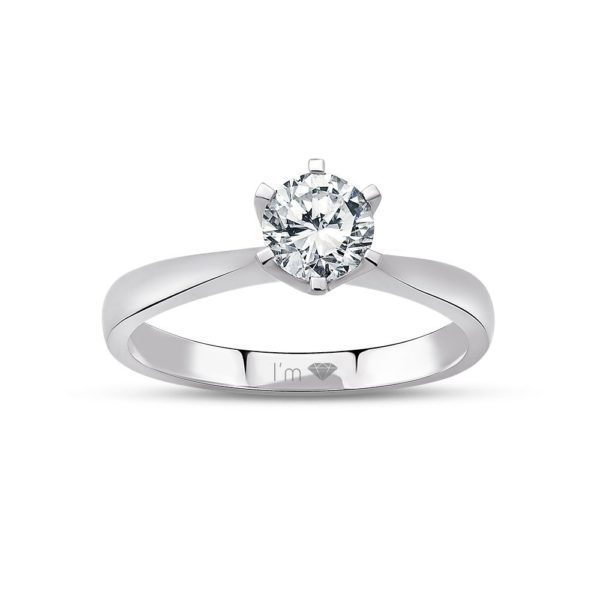 0.75 Ct I Color Diamond Solitaire Ring