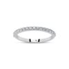 0.31 Ct G-H Color HRD Certified Diamond Half Band Eternity Wedding Ring
