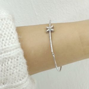 Outlet Diamond 0,30 Ct F-G Color Butterfly Bracelet