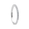 0.31 Ct G-H Color HRD Certified Diamond Half Band Eternity Wedding Ring - Image 2