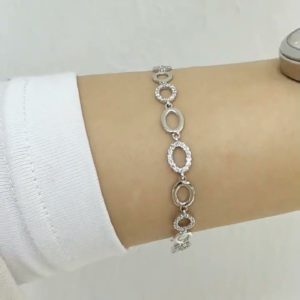Outlet Diamond 0,84 Ct F-G Color Fantasy Bracelet