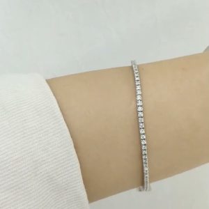 Outlet Diamond 1,57 Ct F-G Color Tennis Bracelet