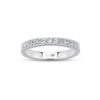 0.54 Ct F-G Color Diamond Half Band Eternity Wedding Ring