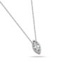0.64 Ct Brown Diamond Marquise Solitaire Necklace