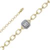 0.36 Ct F-G Color Diamond Baguette Bracelet