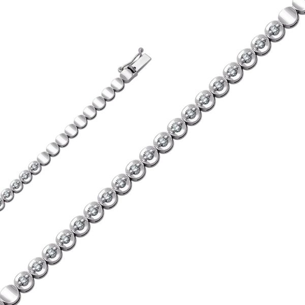 1,01 Ct  Pırlanta Suyolu Bileklik