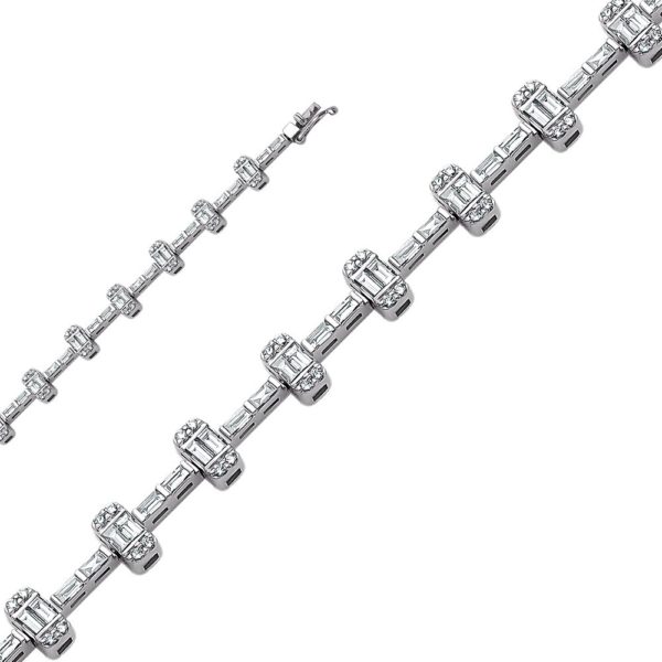 2,48 Ct Pırlanta Suyolu Bileklik