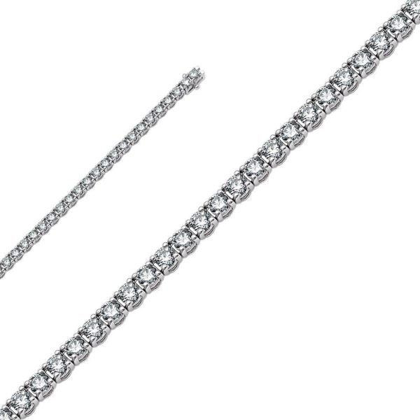 4,88 Ct E-F Renk Pırlanta Suyolu Bileklik