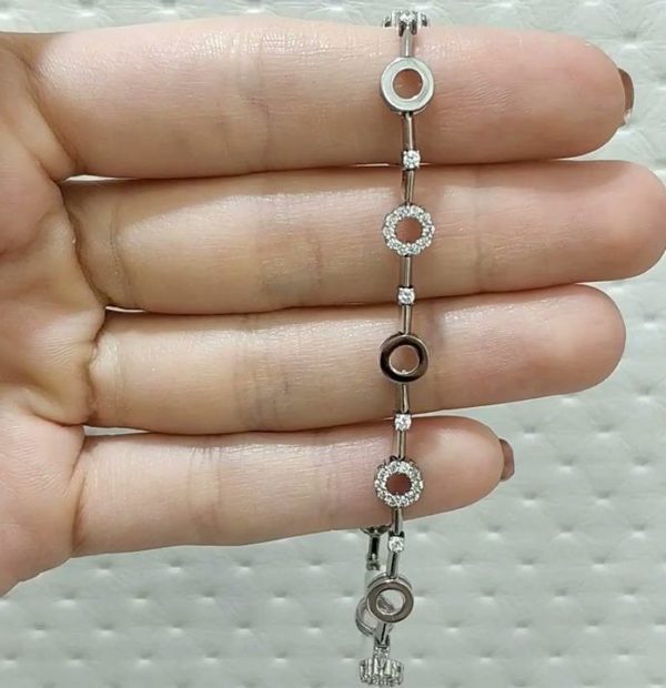 Outlet Diamond 0,74 Ct F-G Color Fantasy Bracelet