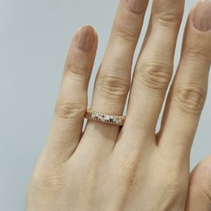 Outlet Diamond 0.12 Ct F-G Color Fantasy Ring