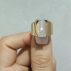 Outlet Diamond 0.38 Ct E-F-G Color HRD Certified Ring