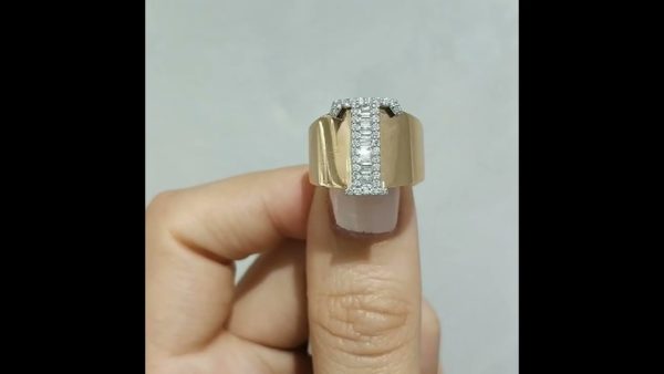Outlet Diamond 0.38 Ct E-F-G Color HRD Certified Ring