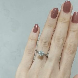 Outlet Diamond 1.00 Ct D Color GIA Certified Solitaire Ring