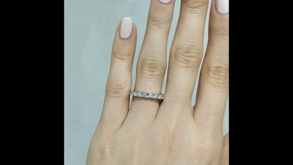 Outlet Diamond 1.20 Ct F-G Color Eternity Wedding Ring