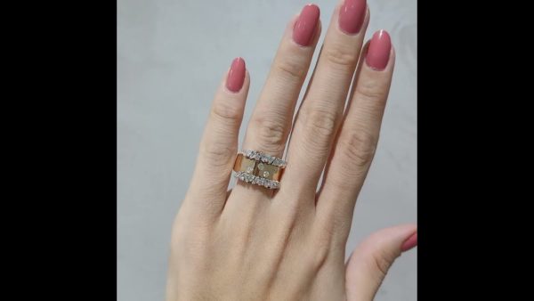 Outlet Diamond 1.03 Ct F-G-H Color HRD Certified Ring