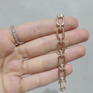 Outlet Diamond 0,63 Ct F-G Color Rose Bracelet
