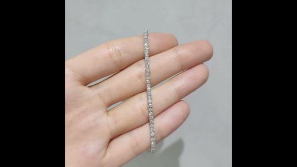 Outlet Diamond 2,33 Ct F-H Color Tennis Bracelet