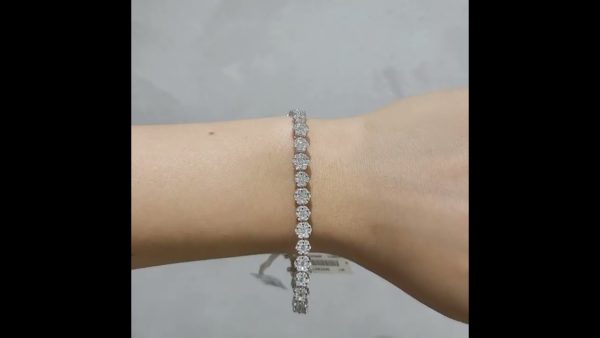 Outlet Diamond 5,65 Ct F-G Color Tennis Bracelet