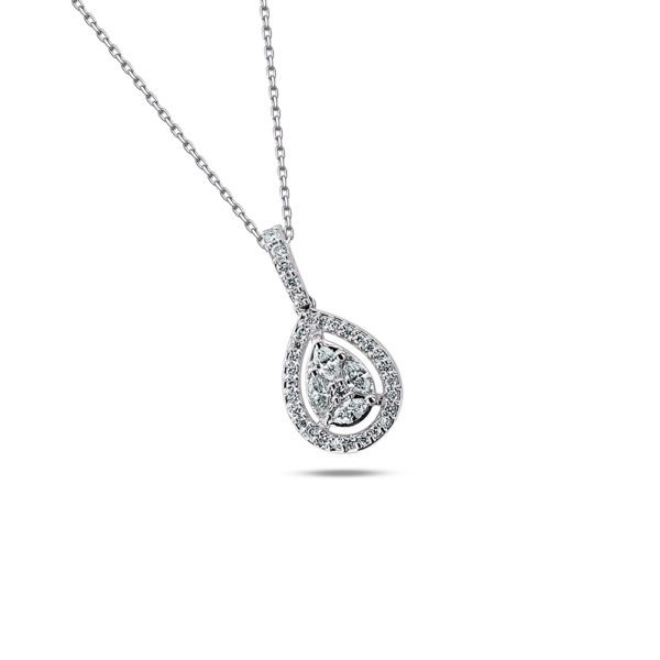 1,35 Ct Pırlanta Damla Set - Görsel 2