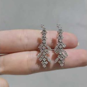 Outlet Pırlanta 1,10 Ct  Fantezi Küpe