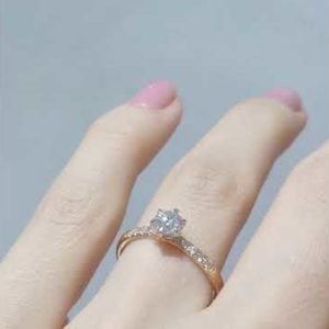 Outlet Pırlanta 0,48 Ct E Renk HRD Sertifikalı Tektaş Yüzük