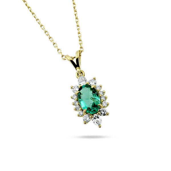 3,09 Ct Pırlanta ve Zümrüt Set - Görsel 2