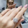Outlet Pırlanta 1.24 Ct F-I Renk Fantezi Damla Yüzük - KR00487