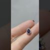 Outlet Pırlanta 0.85 Ct F-H Renk Pırlanta ve Safir Küpe - KP02136
