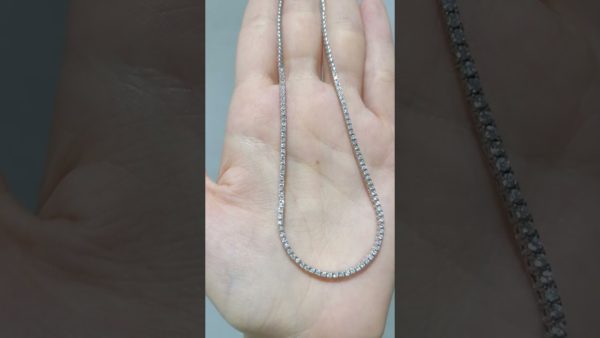 1.22 Ct Tennis Diamond Necklace product video