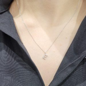 Outlet Pırlanta 0,05 Ct F-H Renk E Harf Kolye - KL02339