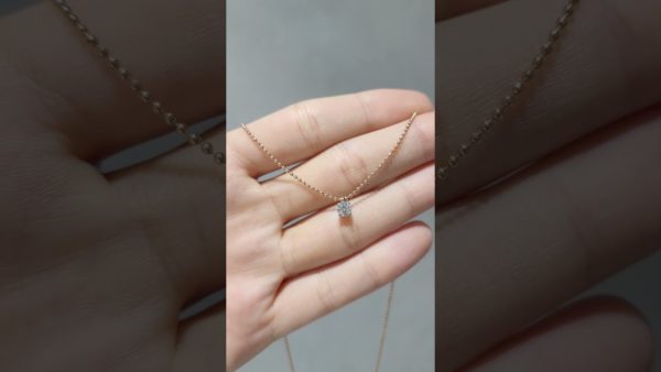 Pırlanta 0,30 Ct D Renk HRD Sertifikalı Tektaş Kolye ürün videosu