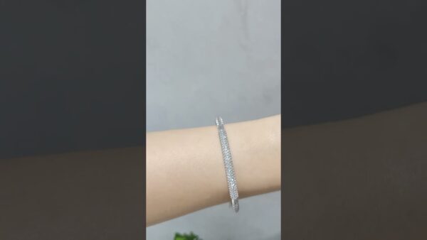 Pırlanta 0,95 Ct Kelepçe Bileklik ürün videosu