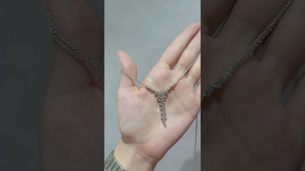 1.01 Ct Cluster Diamond Necklace product video