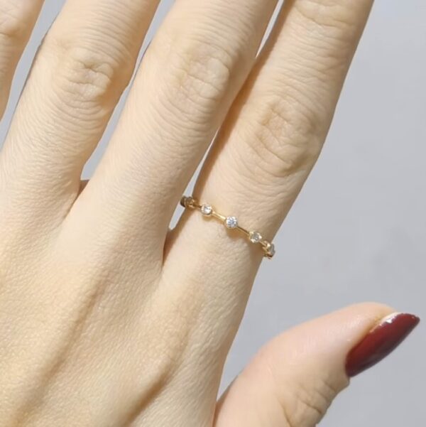 Outlet Pırlanta 0,28 Ct Rose Tasarım Yüzük