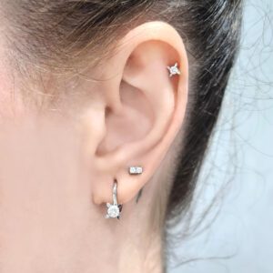 Outlet Pırlanta 0,46 Ct Tektaş Arp Küpe