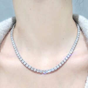 Outlet Pırlanta 15,83 Ct Yarım Suyolu Gerdanlık