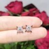 Outlet Pırlanta 1,80 Ct E Renk GIA Sertifikalı Tektaş Küpe - Image 2