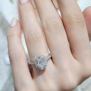 Outlet Pırlanta 1,92 Ct HRD Sertifikalı Oval Yüzük