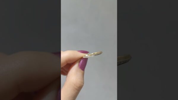 Outlet Pırlanta 0,22 Ct Tasarım Yarımtur Yüzük ürün videosu