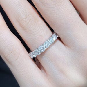 Outlet Pırlanta 1,54 Ct Yarımtur Alyans