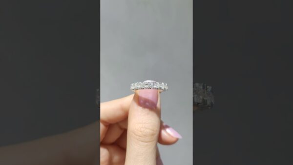 1.33 Ct Half-Eternity Diamond Wedding Band product video