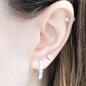 Outlet Pırlanta 0,92 Ct Halka Küpe