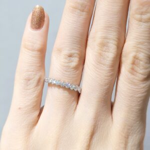 Outlet Pırlanta 0,47 Ct Yarımtur Alyans