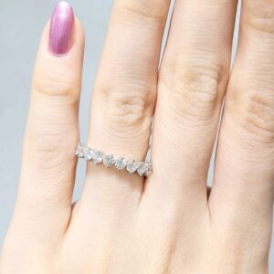 Outlet Pırlanta 0,79 Ct Yarımtur Yüzük