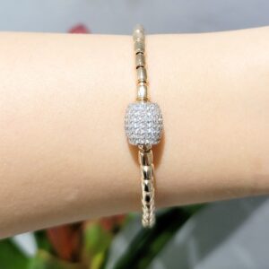 Outlet Pırlanta 0,88 Ct Rose Tasarım Bileklik