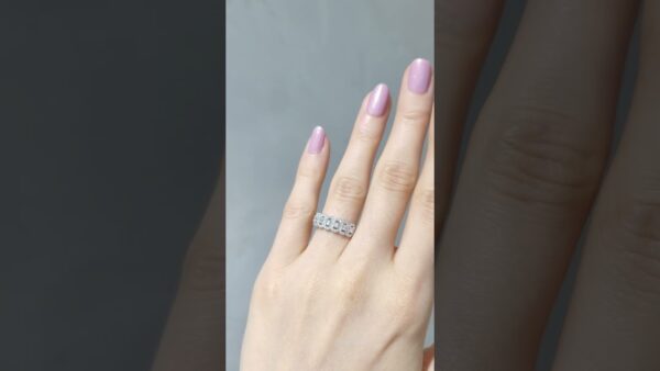 Pırlanta 0,47 Ct Baget Pırlantalı Tasarım Yüzük ürün videosu